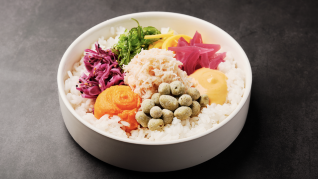 Pokèbowl med krabbe
